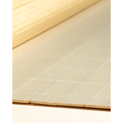 Natte Bambou Latte Droite 50mm sur Tissu