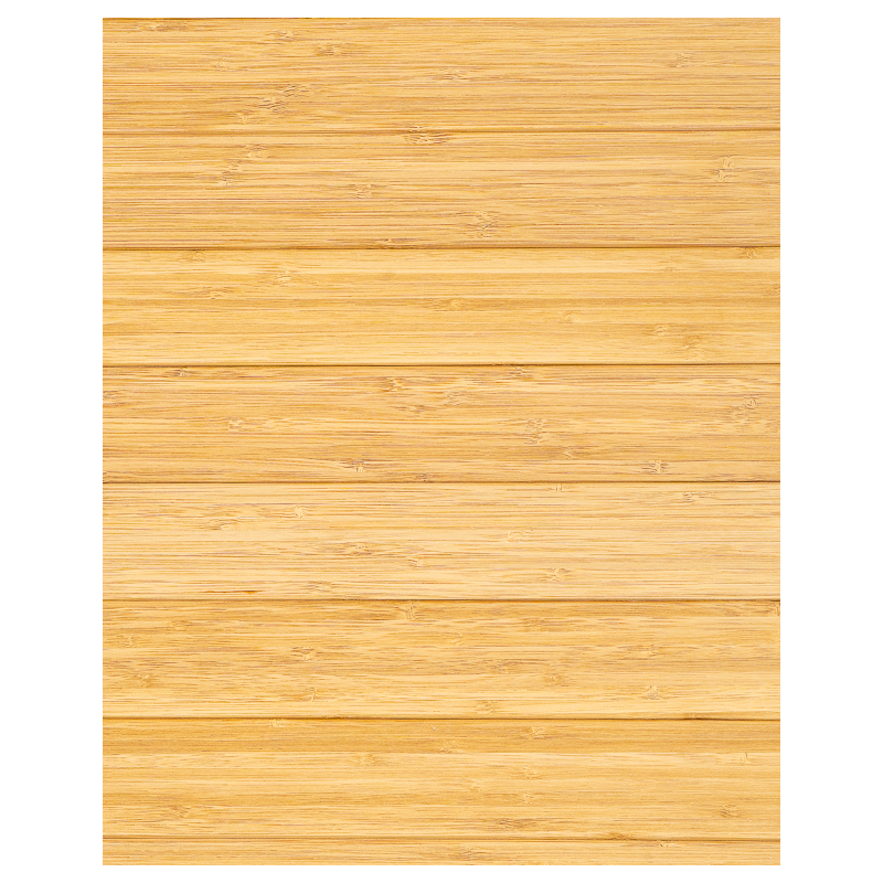 Natte Bambou Latte Droite Fumée 50mm sur Tissu