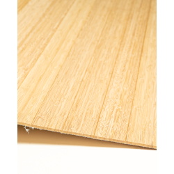 Natte Bambou Latte Droite Fumée 50mm sur Tissu