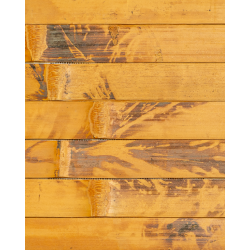 Tissage Bambou Marron Tigré Latte 