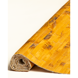 Tissage Bambou Marron Tigré Latte 