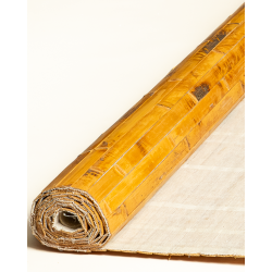 Tissage Bambou Marron Tigré Latte 