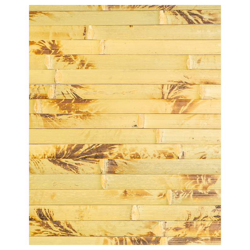Tissage Bambou Vert Tigré Latte