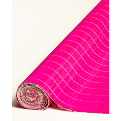 Natte Bambou 7mm Fuschia sur Tissu 