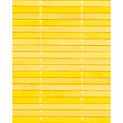 Natte Bambou 7mm Jaune sur Tissu 