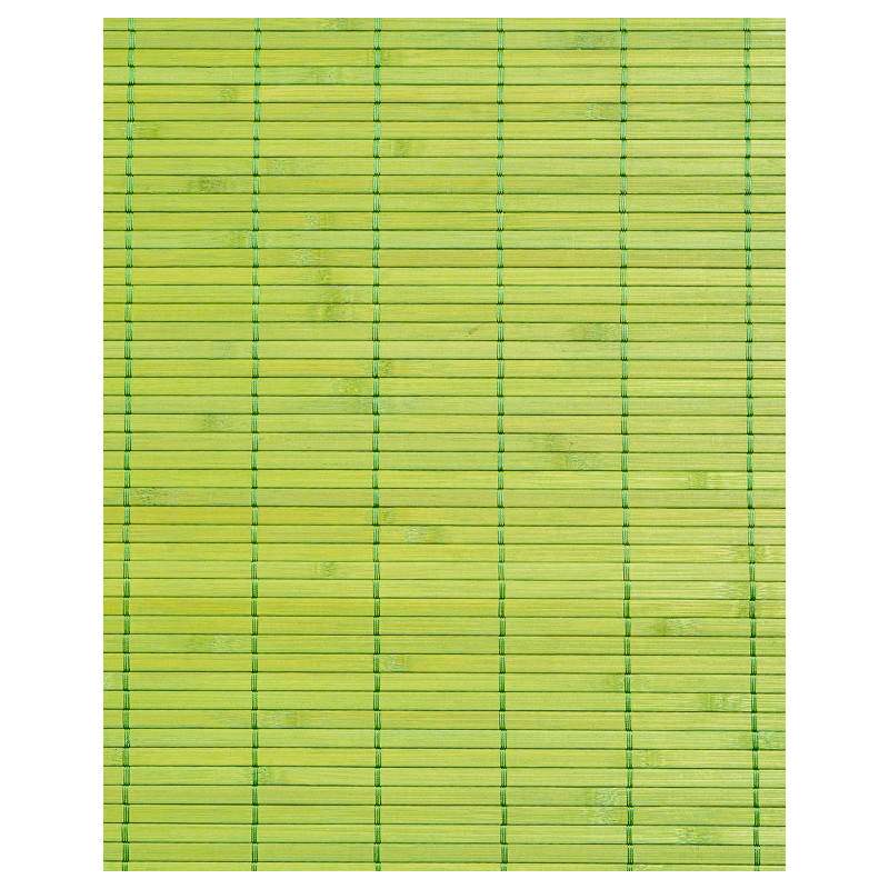 Natte Bambou 7mm Vert Anis sur Tissu