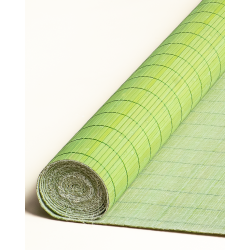 Natte Bambou 7mm Vert Anis sur Tissu