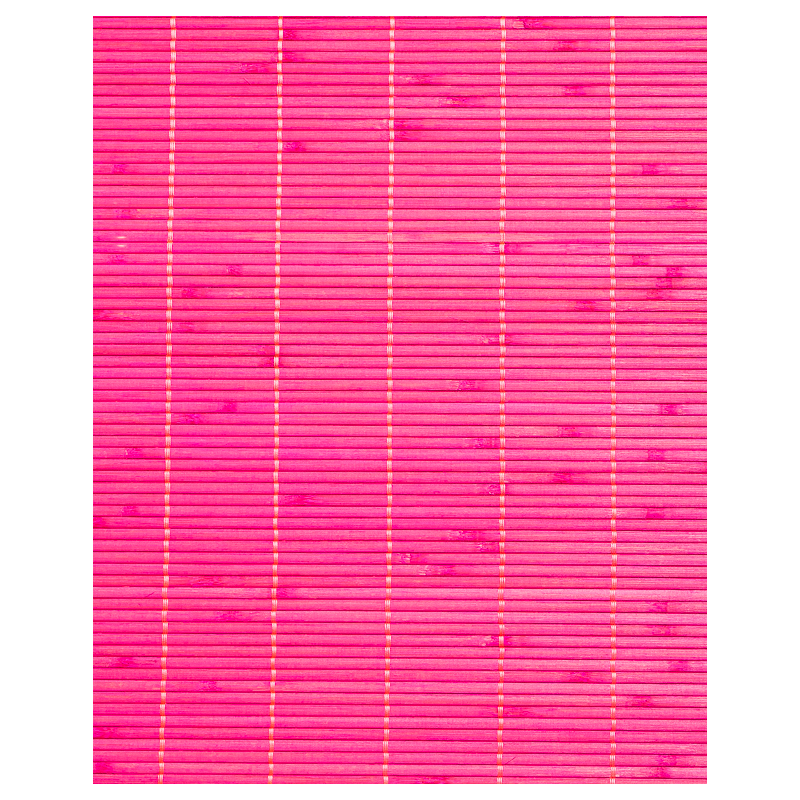 Tatami Bambou 4.5mm Fuschia sur Tissu 
