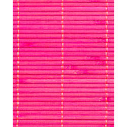 Tatami Bambou 4.5mm Fuschia sur Tissu 