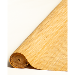 Tatami Bambou 4.5mm Fumé sur Tissu 