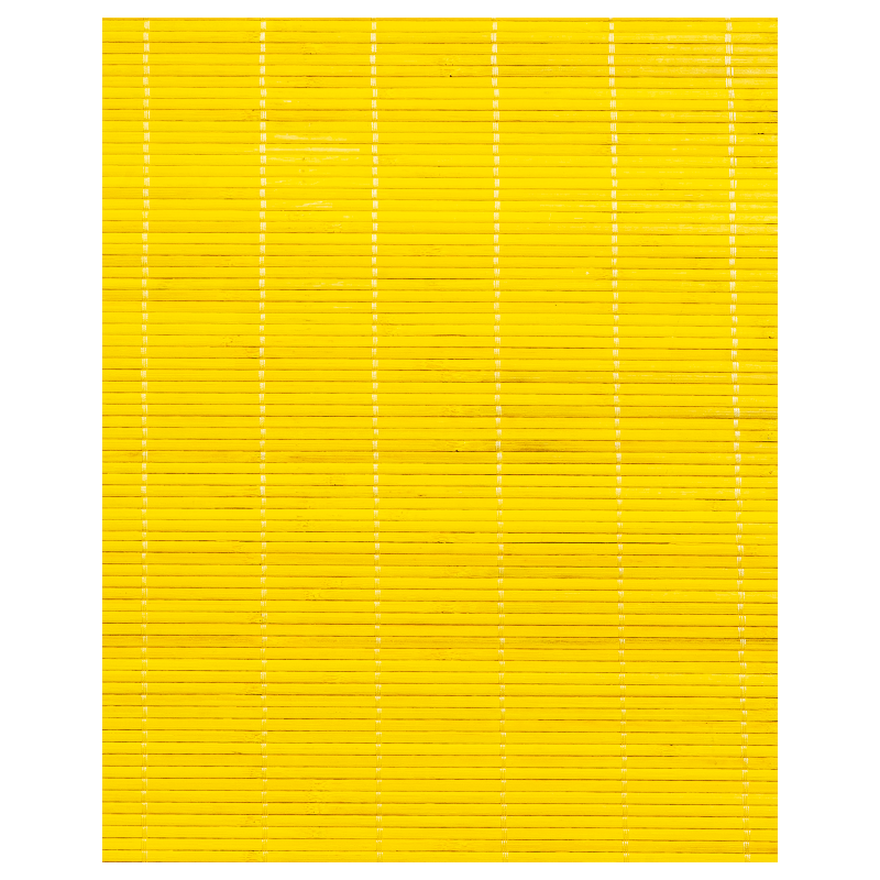 Tatami Bambou 4.5mm Jaune sur Tissu
