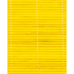 Tatami Bambou 4.5mm Jaune sur Tissu