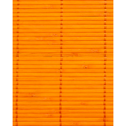 Tatami Bambou 4.5mm Orange sur Tissu