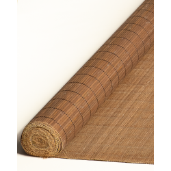 Tatami Bambou 4.5mm Wengé sur Tissu