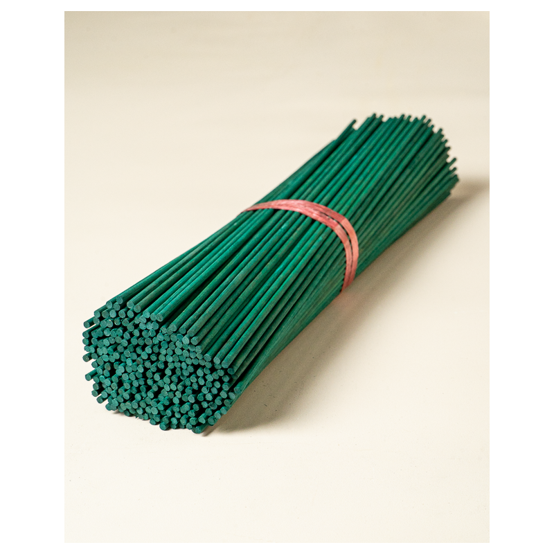 Tuteur Bambou Refendu Vert 45cm