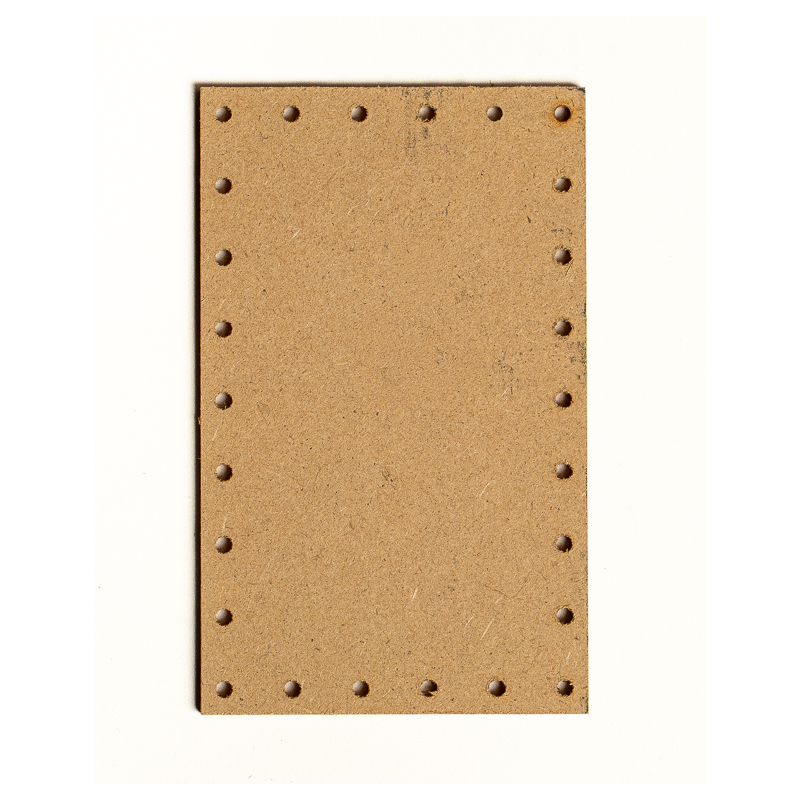 Plywood back rectangular