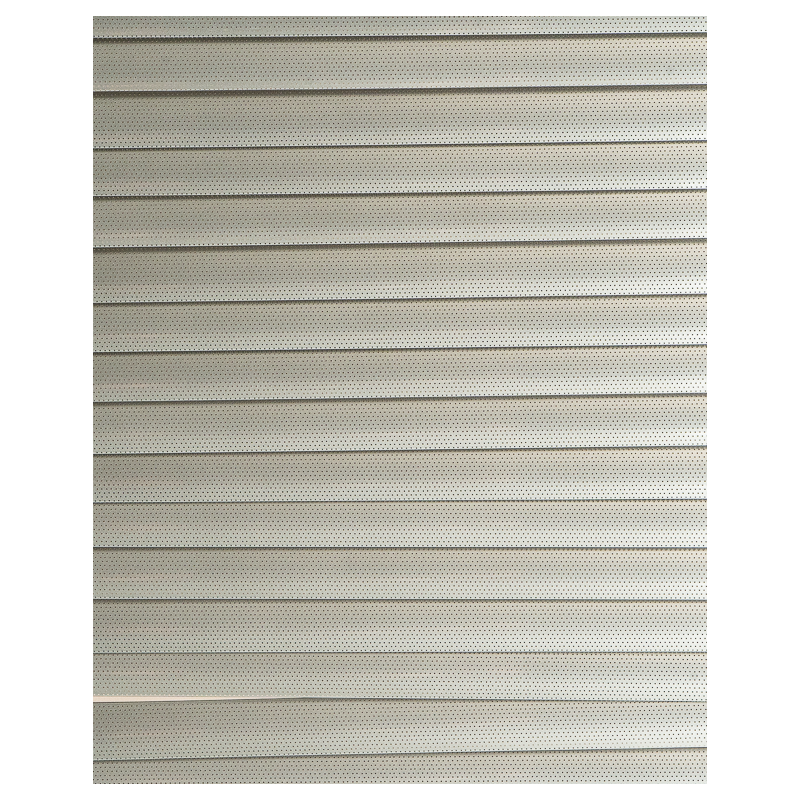 Store Alu Microperforé Gris Métal latte 25mm