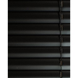 Store Alu Microperforé Noir latte 25mm