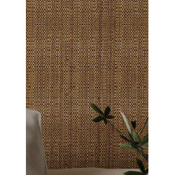 Tissage Raphia Bicolore Maille Fine-Naturel & Cocotier