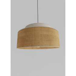 Tissage Raphia uni Maille fine-Ambre
