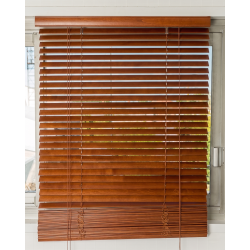 dark wild cherry Wood Blind slat 50mm 