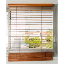 Store Bois Mersier Foncé latte 50mm