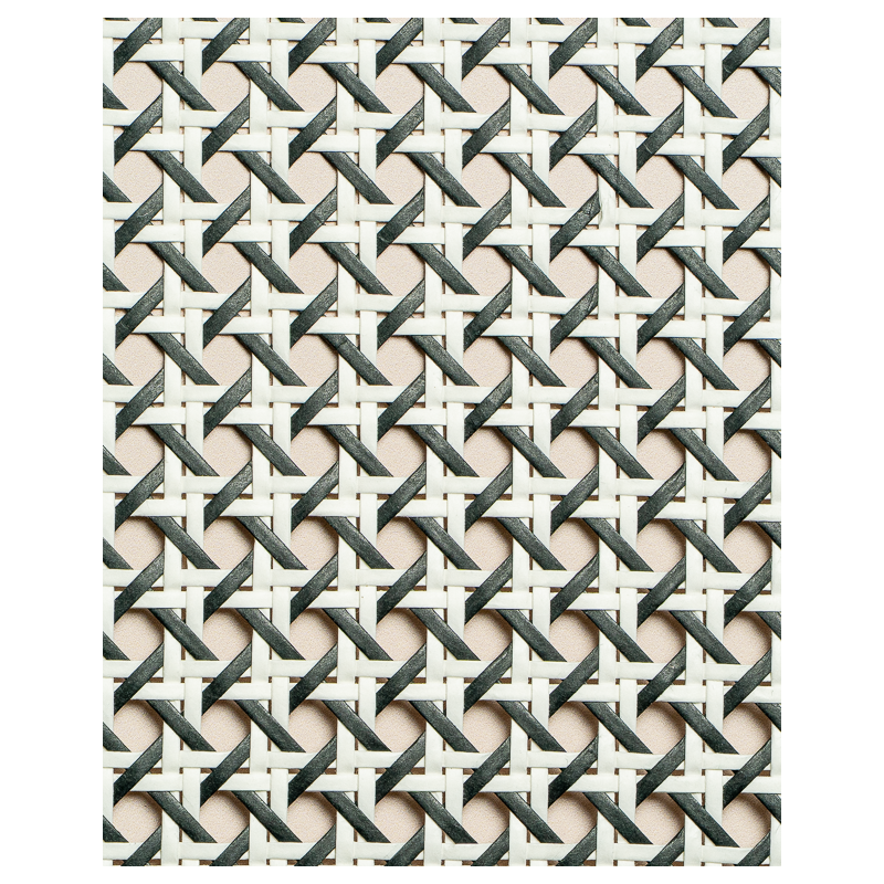 1/2 Mesh Paper Webbing Black and White