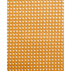 Cannage Francais Papier 1/2 Maille Caramel