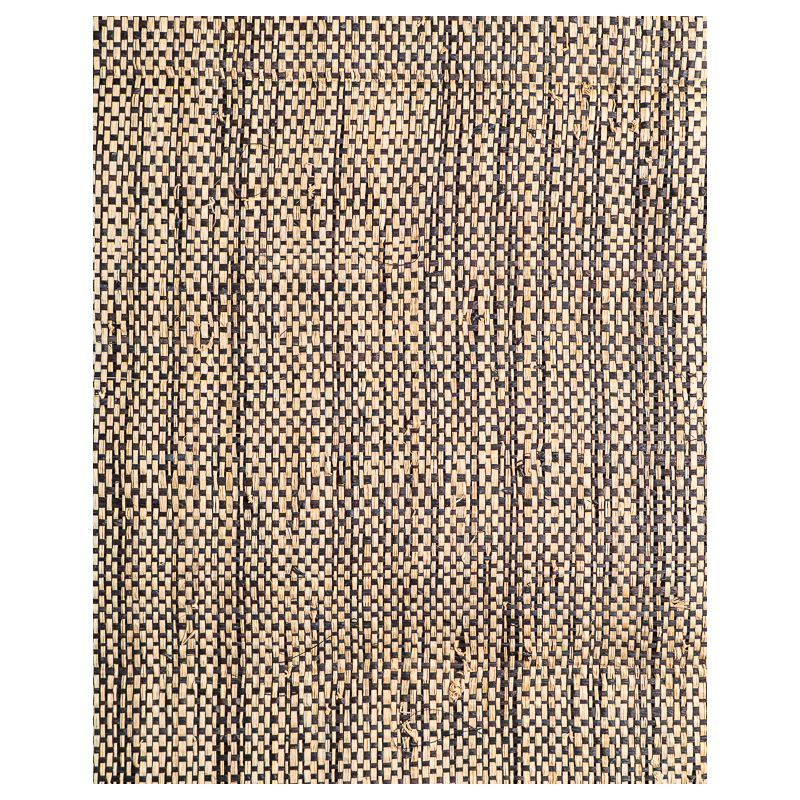 Natural & Indigo fine Raffia weaving
