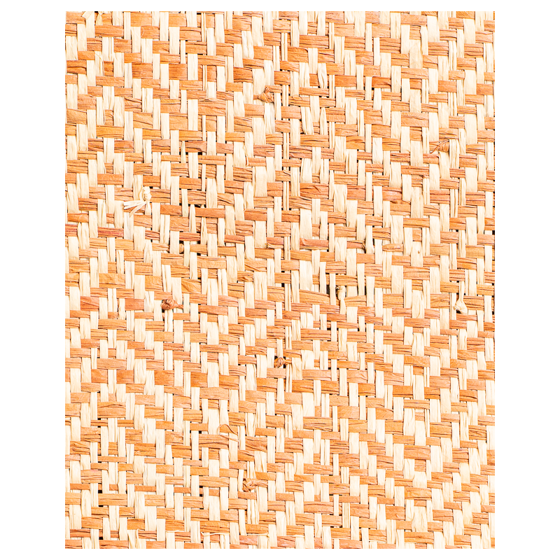 Herringbone Fine Raffia Weaving- Natural & Amber color for decoration