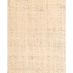 Tissage Raphia Chevron- Naturel et Coton