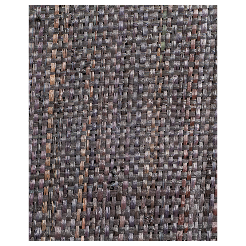 Charcoal Natural Raffia weaving for wall covering
