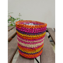 Fuschia raffia