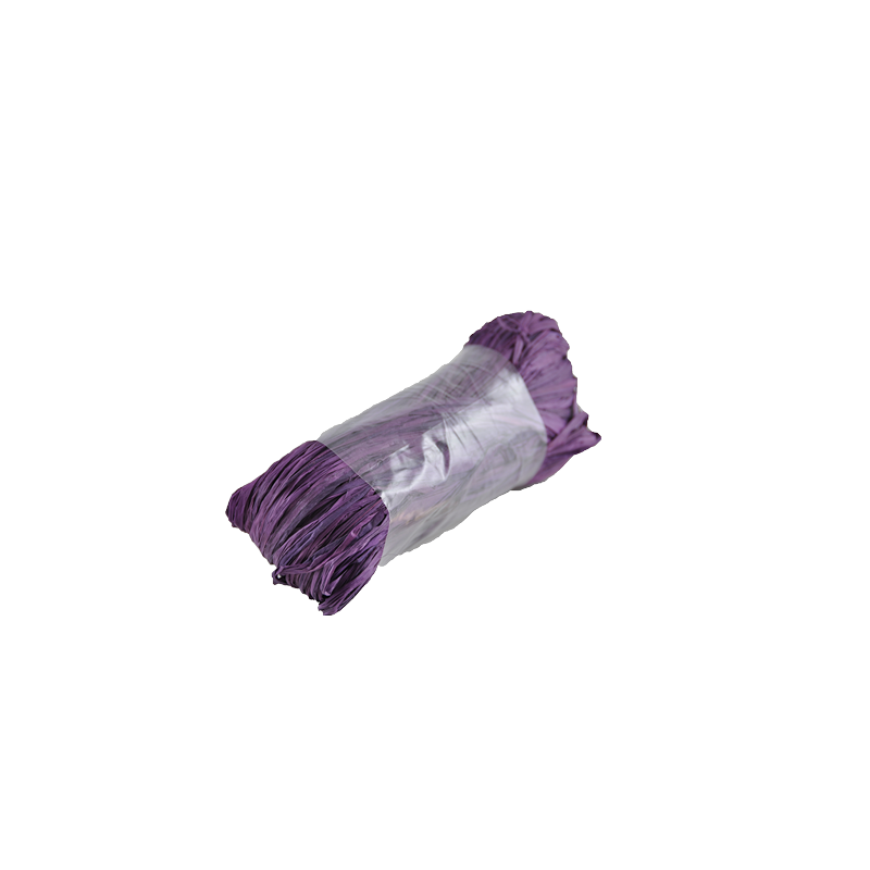 Purple raffia