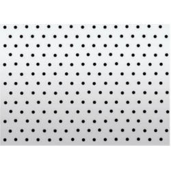  Micro Perforated Aluminum Blind 25mm, White