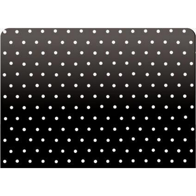 Micro Perforated Aluminum Blind 25mm,  Black