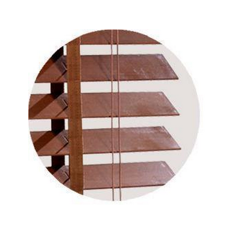 Wood Blind slat 50mm dark wild cherry