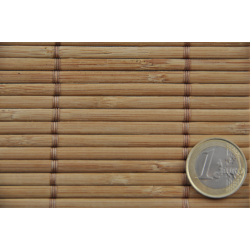 Tatami Bamboo mat 4.5 mm Smoked Glued on textile