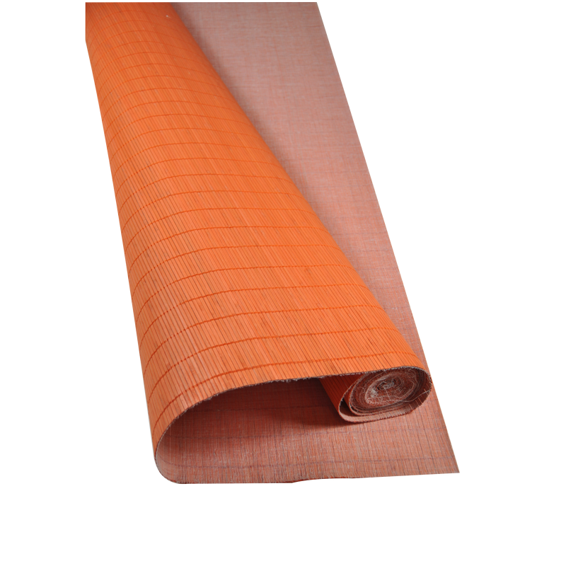 Tatami Bambou 4.5mm Orange sur Tissu