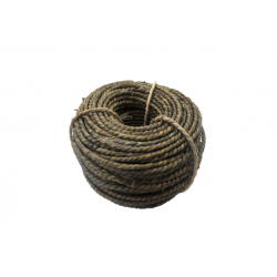 Cordon Végétal Torsadé Anthracite 2.5/3mm 