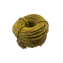 Cordon Végétal Torsadé Jaune 2.5/3mm 