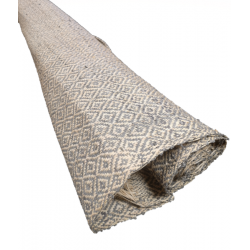 Raffia Rabane Grey Diamond Langarana, Width 120cm