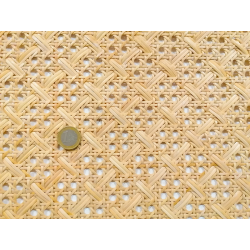 1/2 Mesh Cane Webbing Crossed Natural