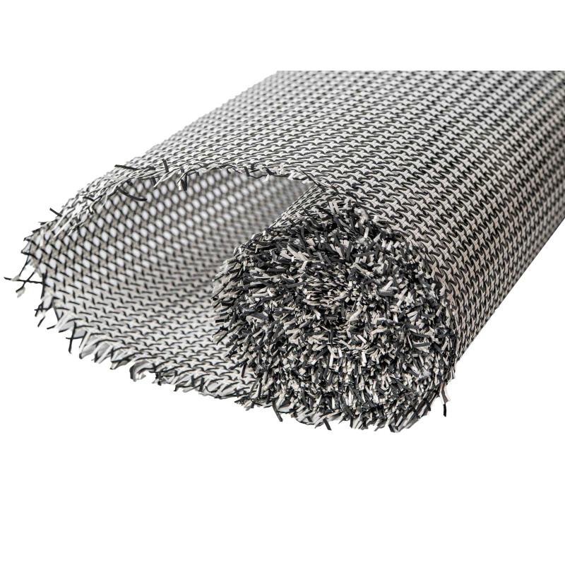 1/2 Mesh Paper Webbing Black and White