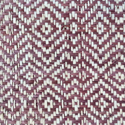 Bordeaux Diamond Raffia Rabane Langarana width 120cm