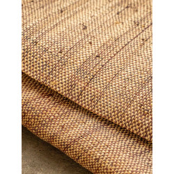 Tissage Raphia Bicolore Maille Fine-Naturel & Cocotier
