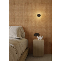 Tissage Raphia Bicolore Maille Fine-Naturel & Noisetier