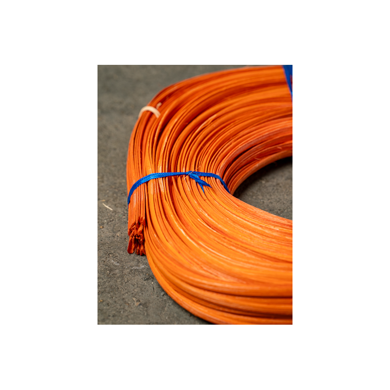 Orange flat oval core 