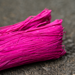 Fuschia raffia