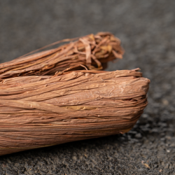 Brown raffia